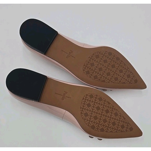 Linea Paolo Womens Sandal Flower Pointed 10 Blush Cottagecore Coquette Flats - Picture 3 of 9